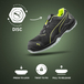 Chaussures de sécurité basses S1P ESD FUSE TC noir/vert - PUMA SAFETY - 644211