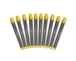 Filtre crosse jaune 100 mailles pour pistolets Airless - par 10 - WAGNER - 97023