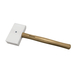 MAILLET NYLON EMBOUT ARRONDI ET RECTANGULAIRE DE 145X75X35 MM MANCHE BOIS - JOUANEL INDUSTRIE - MAC35R