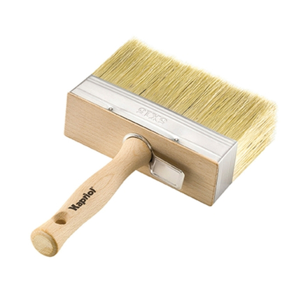 BROSSE PEINT. PLATE 100X30MM MANCHE BOIS - KAPRIOL - 23981
