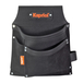 SAC CHARPENTIER EN PEAU 3 POCHES NOIR - KAPRIOL - 25055