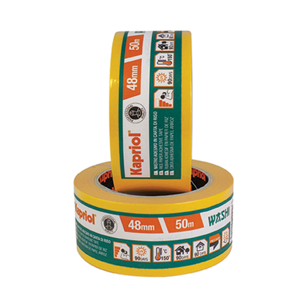 RUBAN ADHESIF EN PAPIER DE RIZ 48MMx50MT - KAPRIOL - 25767