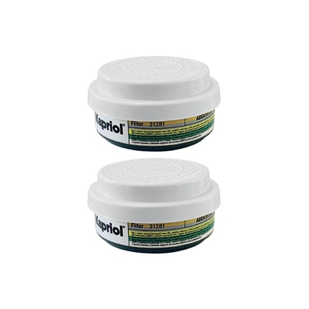2 FILTRES POUR DEMI MASQUE TWIN FLY ABEK1P3 R - KAPRIOL - 31281