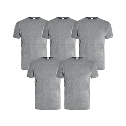 LOT DE 5 T-SHIRT GRIS - KAPRIOL