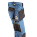 PANTALON SLICK BLEU PETROLE/NOIR - KAPRIOL