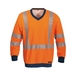 T-SHIRT HV MANCHES LONGUES ORANGE - KAPRIOL