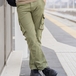 PANTALON CARGO VERT - KAPRIOL