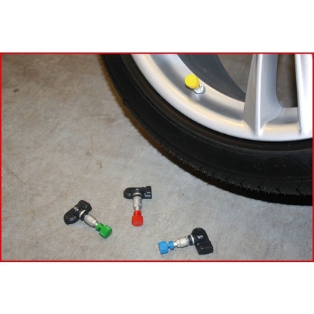 Capuchon bleu de dégonflage de roue avec valve TPMS KSTOOLS - 1001189