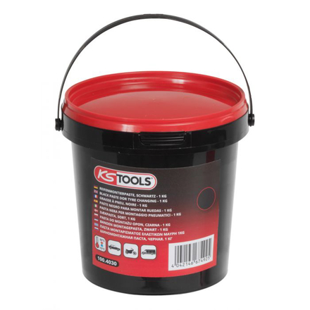 Seau de graisse à pneus noire, 1 kg KSTOOLS - 100.4030