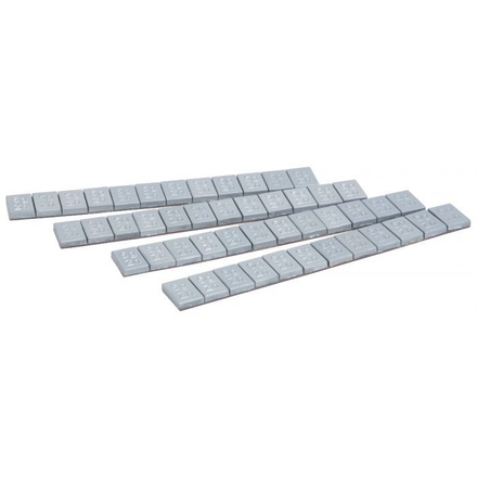 Masse d'équilibra. en inox de 12x5g par barette de 60g, cart. de 50 barettes KSTOOLS - 1004225