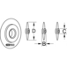 Molette de rechange inox V2A pour coupe tube 104.5050, 11 mm KSTOOLS - 1045054