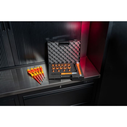 Kit d'outillage isolé pour intervention élémentaire sur véhicules électriques ou hybrides KSTOOLS - 1121434