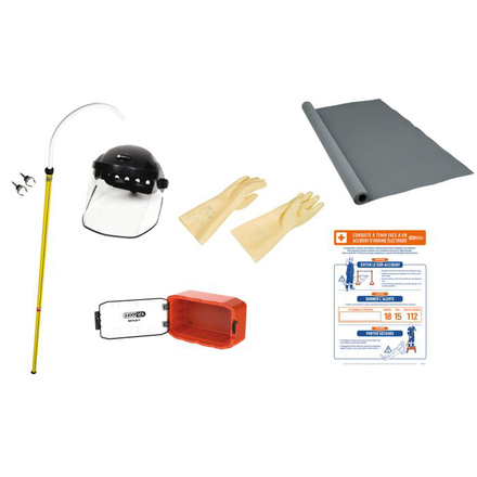 Kit de sauvetage mural pour intervention sur véhicules électriques ou hybrides KSTOOLS - 112.1436