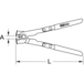 Pince à collier pour soufflets de cardan, 0-22 mm, L. 260 mm KSTOOLS - 1151050