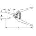 Pince pour ampoules, 160 mm KSTOOLS - 1151054