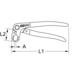 Pince coudée pour conduites de carburant, 0-24 mm KSTOOLS - 1151099