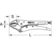 Pince étau à mors en V, 0-32 mm KSTOOLS - 1151152