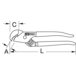 Pince à tubes 0-51 mm, 6 positions L.345 mm KSTOOLS - 1151363