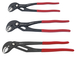 Lot de trois pinces multiprises à verrouillage 10'' - 12'' - 16'' KS TOOLS - 115.8531