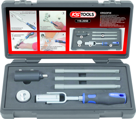 Douille extra longue, 9 mm - L.182mm KS TOOLS - 116.2055