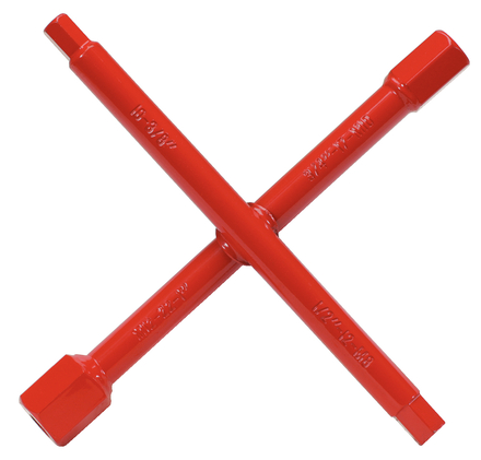 Clé sanitaire en croix, 6 pans extérieurs 10 à 22 mm, L.200 mm KS TOOLS - 116.6000
