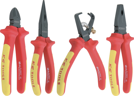 Jeu de 4 pinces isolées ERGOTORQUE® KS TOOLS - 117.1160
