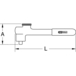 Cliquet réversible isolé 3/8'' - L.205 mm KSTOOLS - 1173801