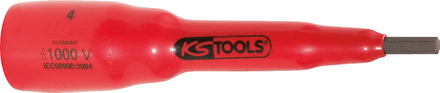Douille tournevis 6 pans isolée, 3/8'' - 10 mm KS TOOLS - 117.3865