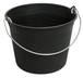 Seau de maçon plastique noir à œillets - 11L KS TOOLS - 140.0035