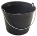 Seau de maçon plastique noir - 11L KS TOOLS - 140.0036