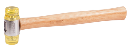 Maillet à embout plastique 340g - tête Diam. 35mm - avec manche frêne galbé KS TOOLS - 140.5202