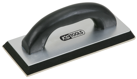 Platoir - semelle caoutchouc - manche plastique - Biseauté - 100x300 mm KS TOOLS - 144.0507