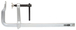 Serre-joint de charpentier - L.600 mm KS TOOLS - 145.0322