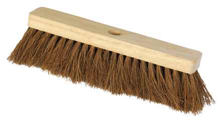 Balais droit en fibre coco - Emmanché bois - 290 mm KS TOOLS - 146.2081