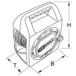 Enrouleur de câble de mesure TESTTRONIC, 30 m KSTOOLS - 1500935
