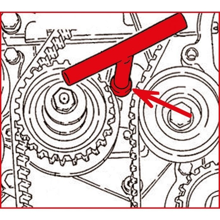 Clé pour galets tendeurs - Fiat KSTOOLS - 1501254