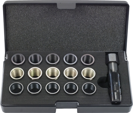 Module de réparation de filetage de bougies d'allumage, 16 pcs KS TOOLS - 150.1280