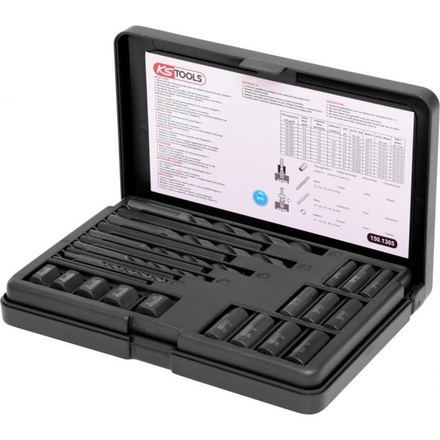 Coffret d'extracteurs pour vis et écrous, 25 pièces KSTOOLS - 1501305