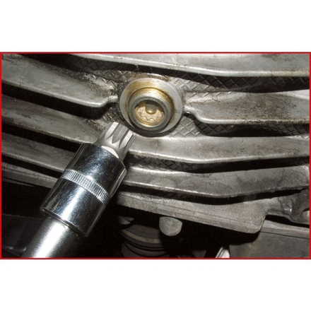 Douille de vidange 3/8'' XZN percé, M16'' KSTOOLS - 1501437