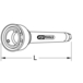 Clé pour rotules axiales KSTOOLS - 1501600
