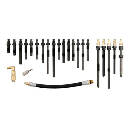 Adaptateurs pour compressiomètre et testeur d'étanchéité de cylindre 23pcs KSTOOLS - 150.1775