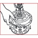 Outil universel de centrage pour disque d'embrayage, L.135 mm KSTOOLS - 1502180