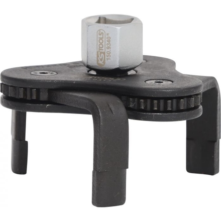 Clé araignée pour filtre à huile 3/8'' + 1/2'', diamètre 62-102 mm KSTOOLS - 1509313