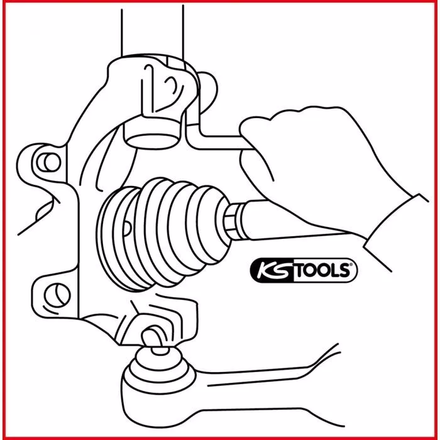 Ecarteur pour fixations de bras de suspension KSTOOLS - 1509407