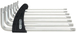 Jeu de 7 clés mâles RIBE® extra-longues, M4 à M10 KS TOOLS - 151.2450