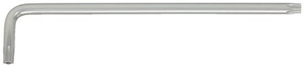 Clés mâles 5 pans percées extra longues T45 KS TOOLS - 151.2478