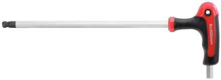 Clé mâle 6 pans à tête sphérique à poignée en T, 5 mm KS TOOLS - 151.8134