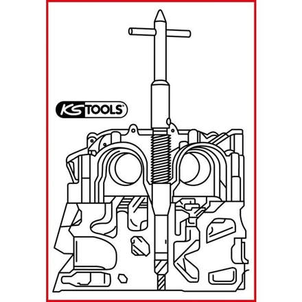 Outil de nettoyage de siège d'injecteurs pour BMW M47 KSTOOLS - 1521387
