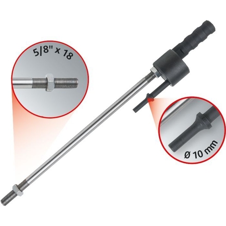 Coffret d'extracteurs d'injecteurs pour burineur pneumatique, 10 pcs KSTOOLS - 1521450