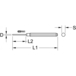 Chasse goupille cylindrique, Ø 3 mm, L. 125 mm KSTOOLS - 1560112